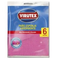 Paño esponja absorb. virutex 6u