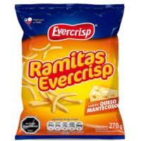 Ramitas queso evercrips bolsa 250gms