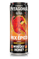 Cerveza Austral Patagonia Red Lager Sabor Whisky Honey 4.7° 350 cc 350 ML
